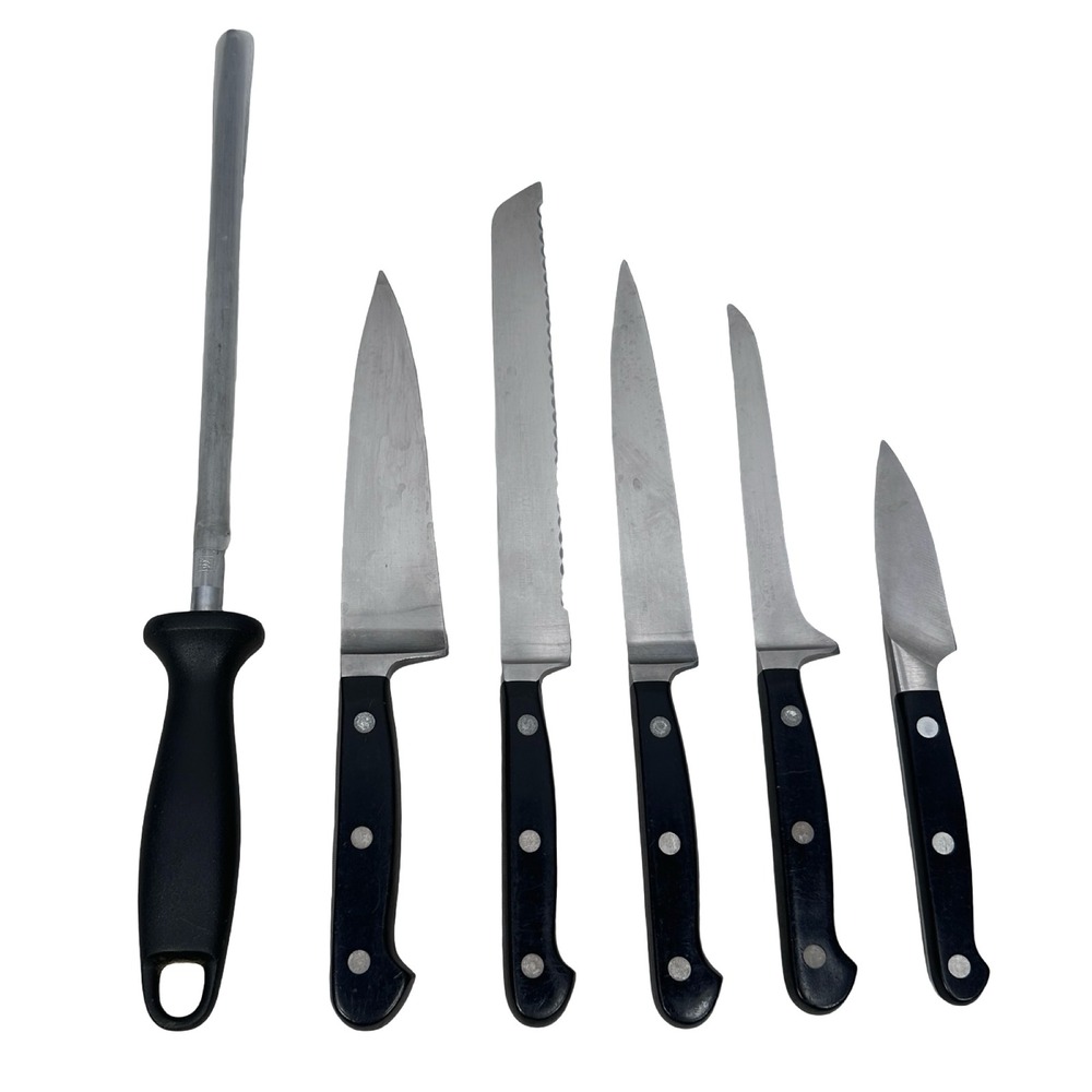 Zwilling J.A. Henckels Pro 6 Piece Knife Set Friodur Ice Hardened Steel Germany
